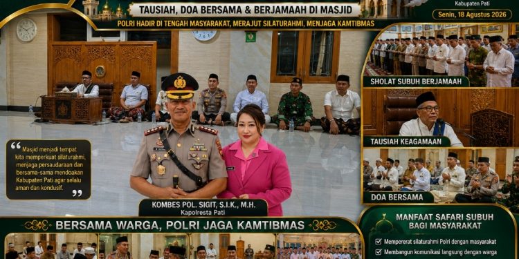 Dari Masjid Menebar Kedamaian, Kapolresta Pati Ajak Masyarakat Menjaga Kamtibmas Wilayah