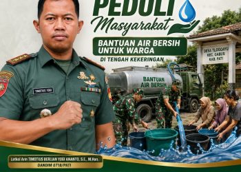 Terima Bantuan Air Bersih, Warga Apresiasi Kodim 0718/Pati