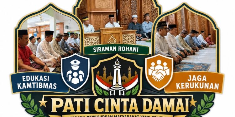 Siraman Rohani, Kapolresta Pati : Bersatu Kerukunan dan Cinta Damai