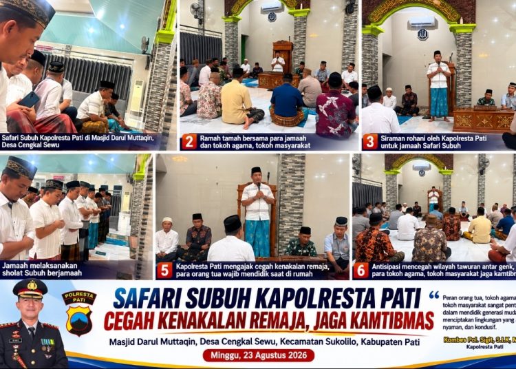 Cegah Tawuran Antargeng, Kapolresta Pati Gandeng Tokoh Agama dan Masyarakat