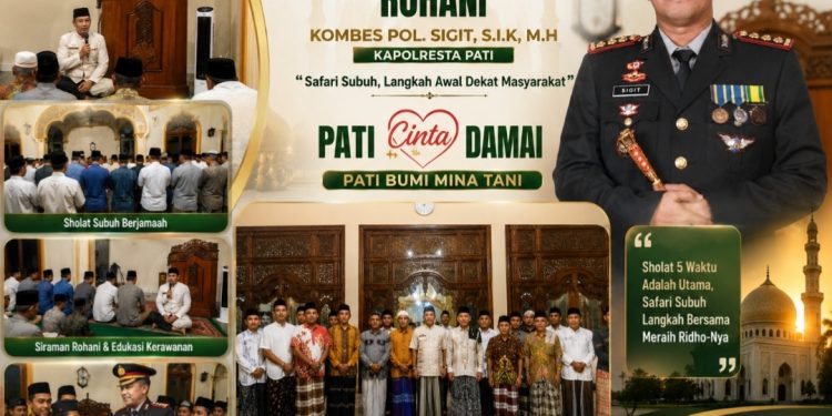 Sosok Pemimpin Berjiwa Mendidik Rohani, Kapolresta Pati Dekat Masyarakat dan Para Ulama