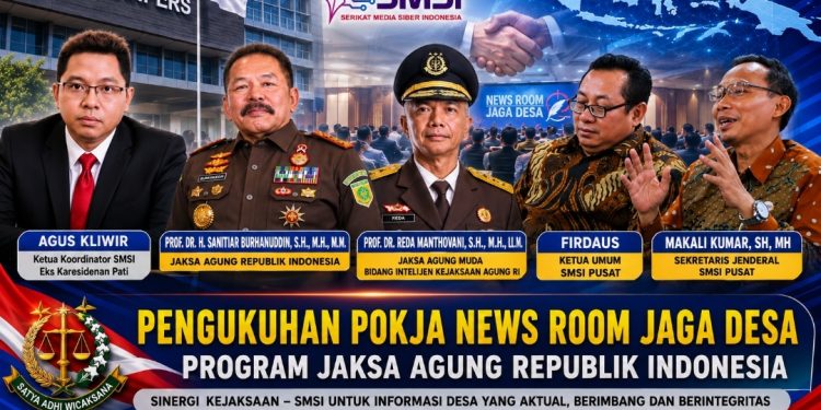 Jaga Desa, SMSI Kukuhkan Lima Provinsi