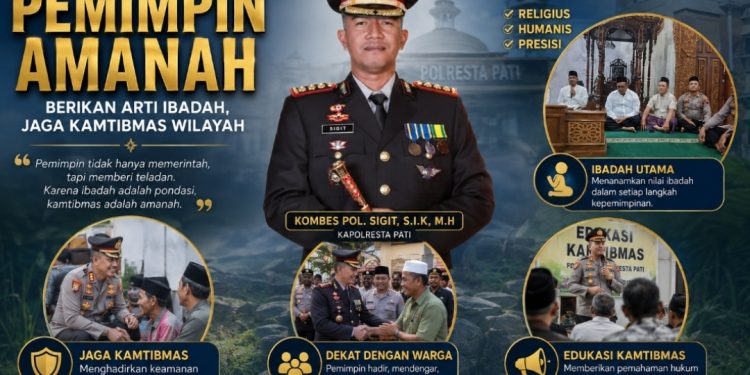 Kapolresta Pati Perkuat Kamtibmas Lewat Safari Subuh, Cegah Perang Sarung dan Kenakalan Remaja
