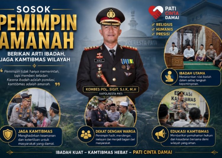 Kapolresta Pati Perkuat Kamtibmas Lewat Safari Subuh, Cegah Perang Sarung dan Kenakalan Remaja