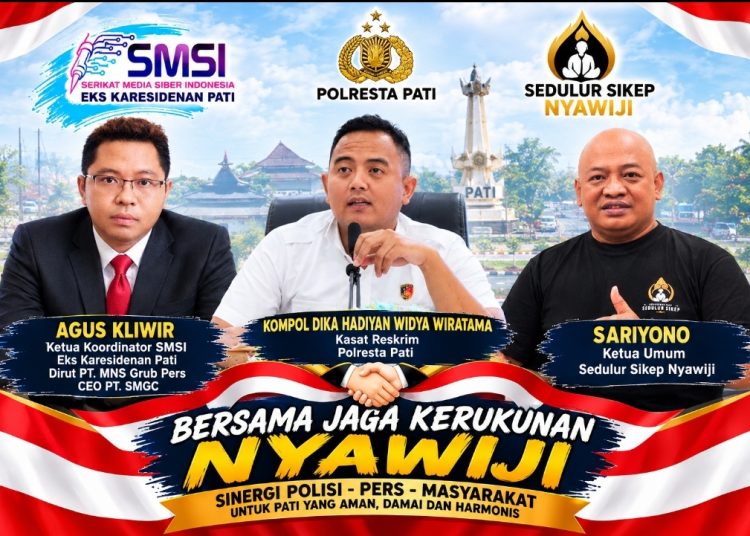SMSI dan Sedulur Sikep Nyawiji, Kompol Dika : Sinergi Jadi Kunci Jaga Pati