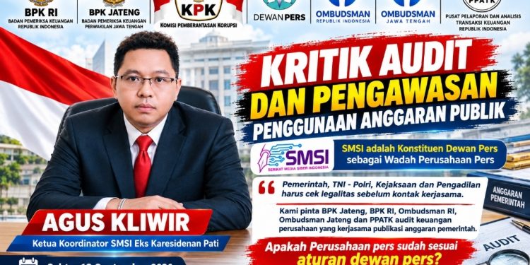 SMSI Dorong Audit Kerja Sama Publikasi Anggaran Pemerintah, Legalitas Perusahaan Pers Harus Dicek