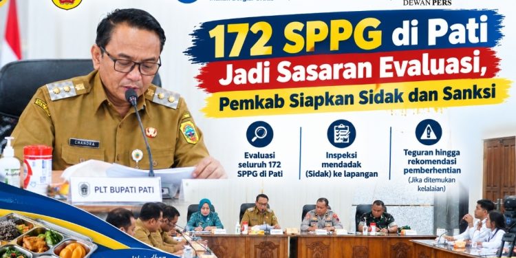 172 SPPG di Pati Jadi Sasaran Evaluasi, Pemkab Siapkan Sidak dan Sanksi