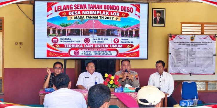 Bondo Desa Ngemplak Lor Dilelang, Kas Desa Bertambah Rp630 Juta