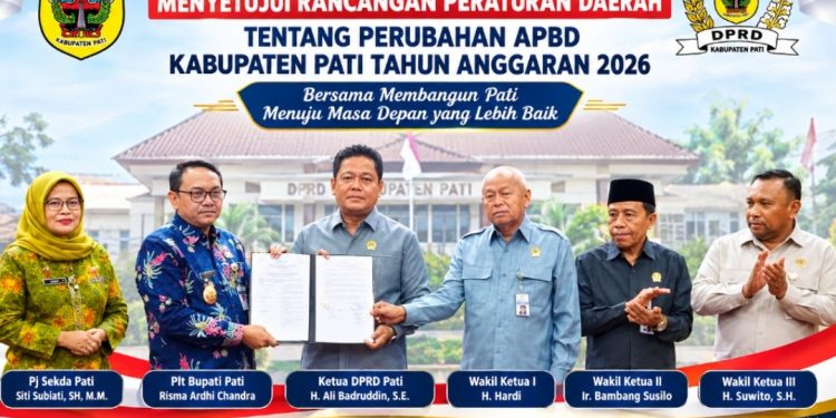 DPRD Pati dan Pemkab Sepakati Perubahan APBD 2026, Infrastruktur Jadi Perhatian