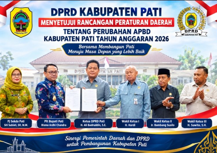 DPRD Pati dan Pemkab Sepakati Perubahan APBD 2026, Infrastruktur Jadi Perhatian