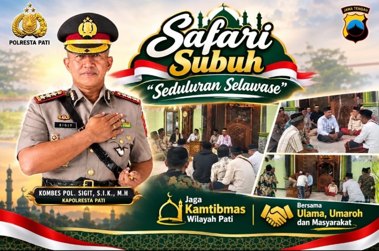 Kapolresta Pati Serukan Tetep Njogo Roso dan Tetep Seduluran Saklawase