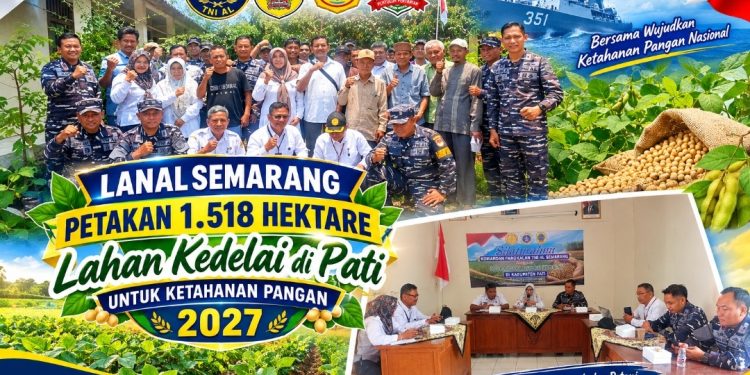 Kayen Jadi Sasaran Program Kedelai TNI AL, 1.518 Hektare Lahan Dipetakan