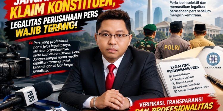 Kemitraan Pemerintah, TNI-Polri dengan Perusahaan Media Harus Selektif, Legalitas Jadi Kunci