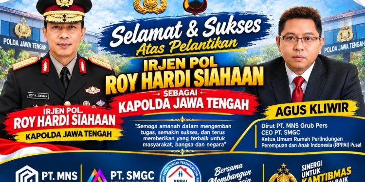 Irjen Pol Roy Hardi Siahaan Resmi Jadi Kapolda Jawa Tengah, Agus Kliwir Sampaikan Ucapan Selamat