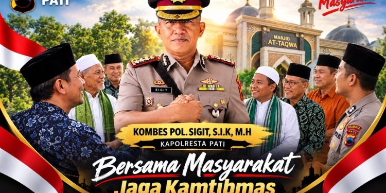 Polisi Bersama Masyarakat, Kapolresta Pati Perkuat Kerukunan