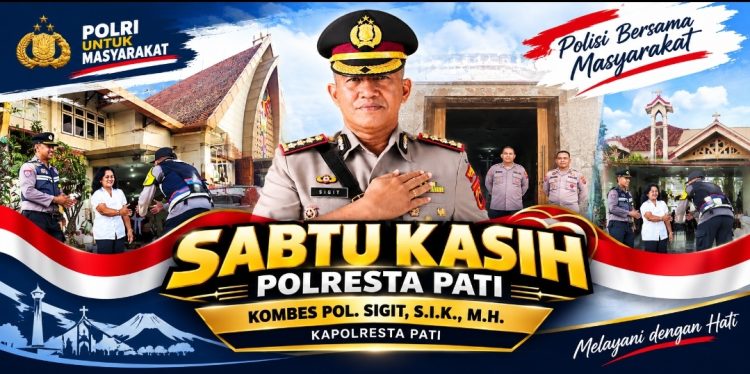 Polresta Pati Gelar Sabtu Kasih, Perkuat Kerukunan dan Keamanan
