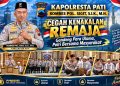 Polisi Bersama Masyarakat, Kapolresta Pati Gaungkan Pesan Damai