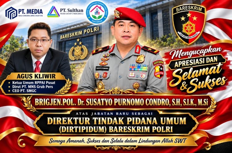 Agus Kliwir Apresiasi Brigjen Pol. Susatyo sebagai Dirtipidum Bareskrim Polri