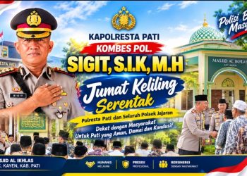 Kapolresta Pati Gerakkan Jumat Keliling Serentak, Polisi Hadir Menyapa